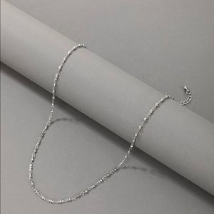 Silver womens necklace